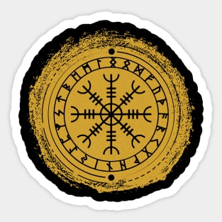 Helm of Awe - Aegishjalmur | Norse Pagan Symbol Sticker